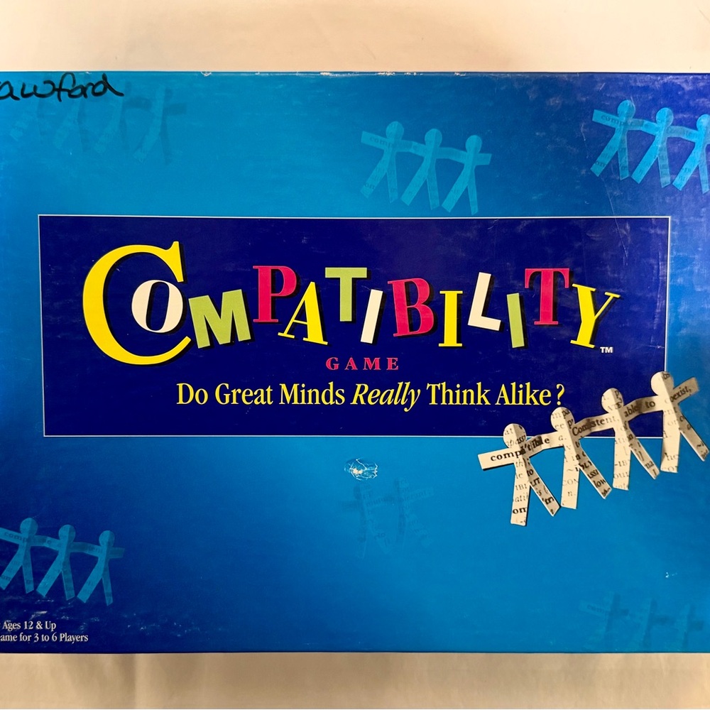 Vintage Mattel Compatibility Game